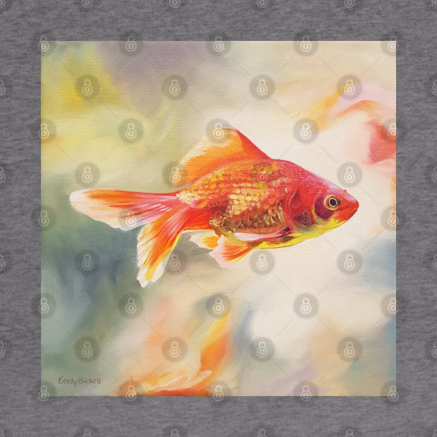 Goldfish painting by EmilyBickell
